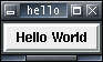 Hello World in Tcl/Tk