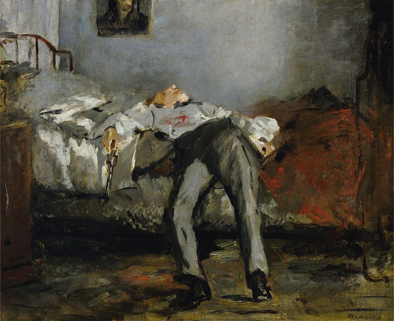 Le Suicidé, painting by Édouard Manet