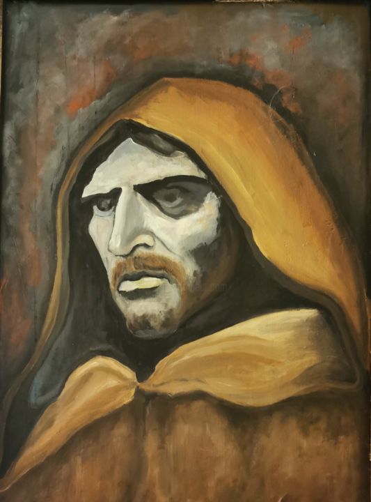 Giordano Bruno, painting by Vincenzo Cohen