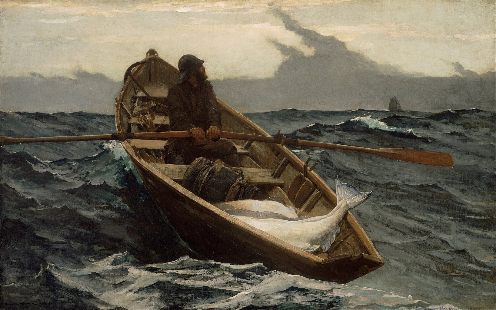 The Fog Warning, painting by Winslow Homer
