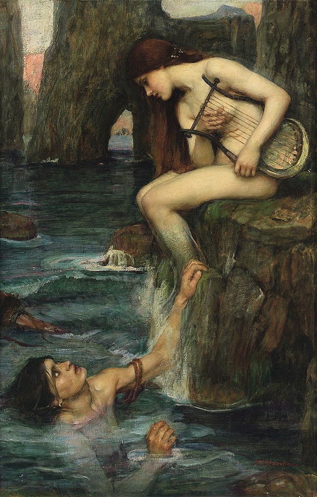 The Siren, painting by John William Waterhouse