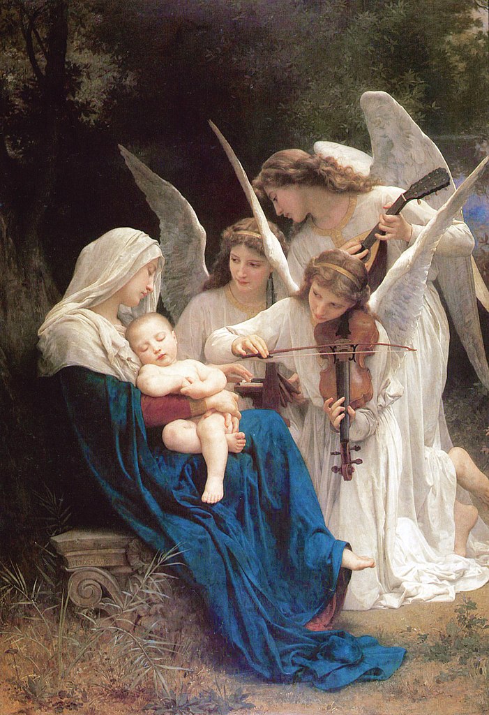 Song of the Angels, painting by William Adolphe Bouguereau