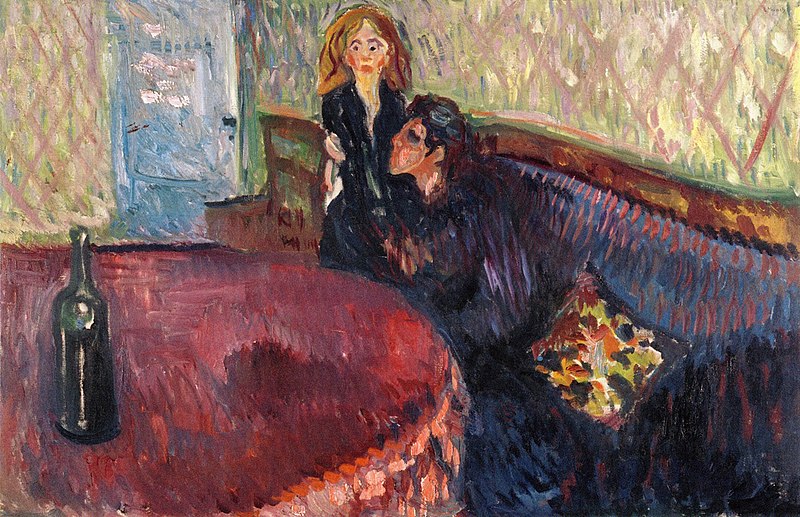 Desire, painting by Edvard Munch