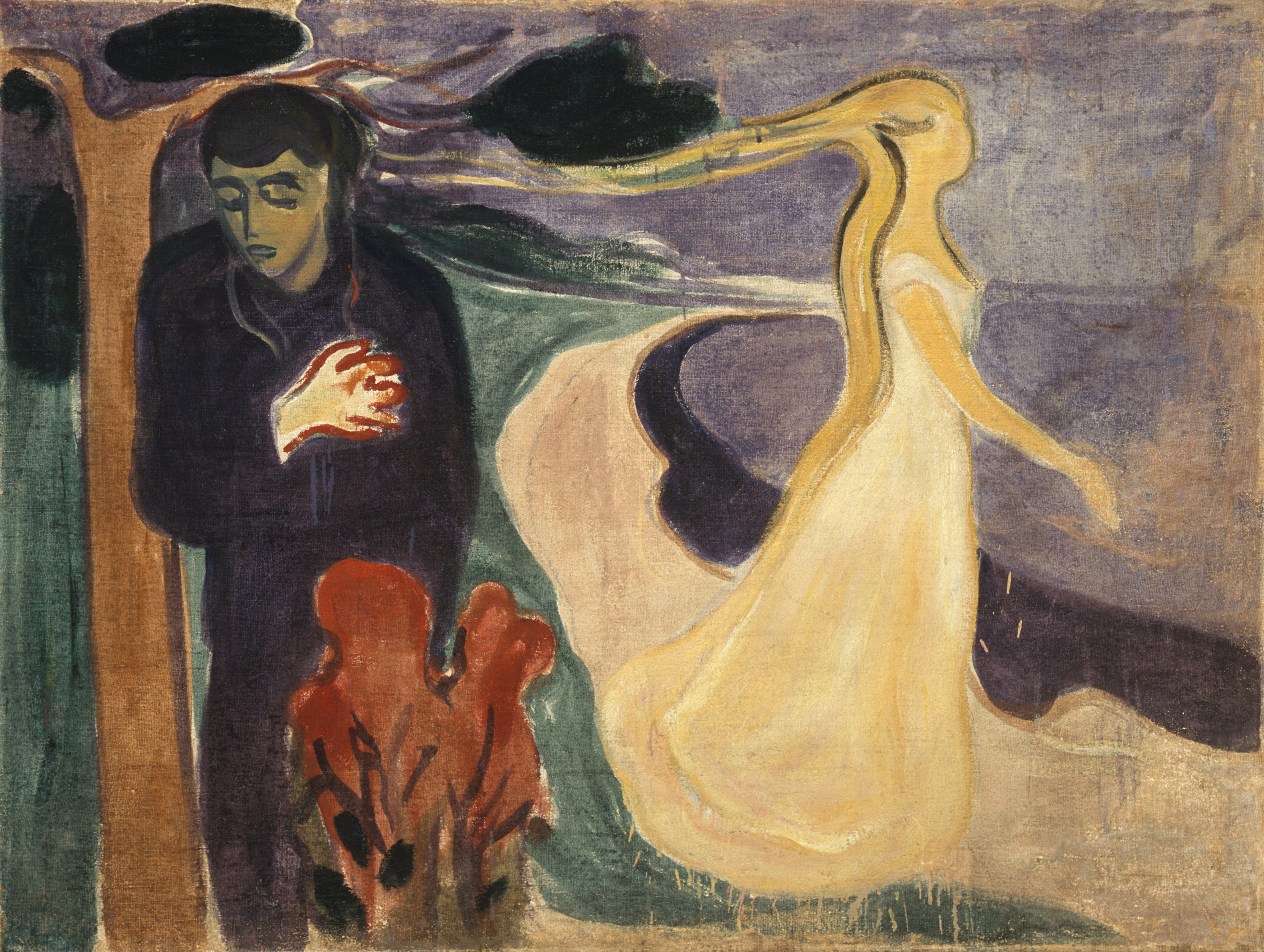 Separation, painting by Edward Munch