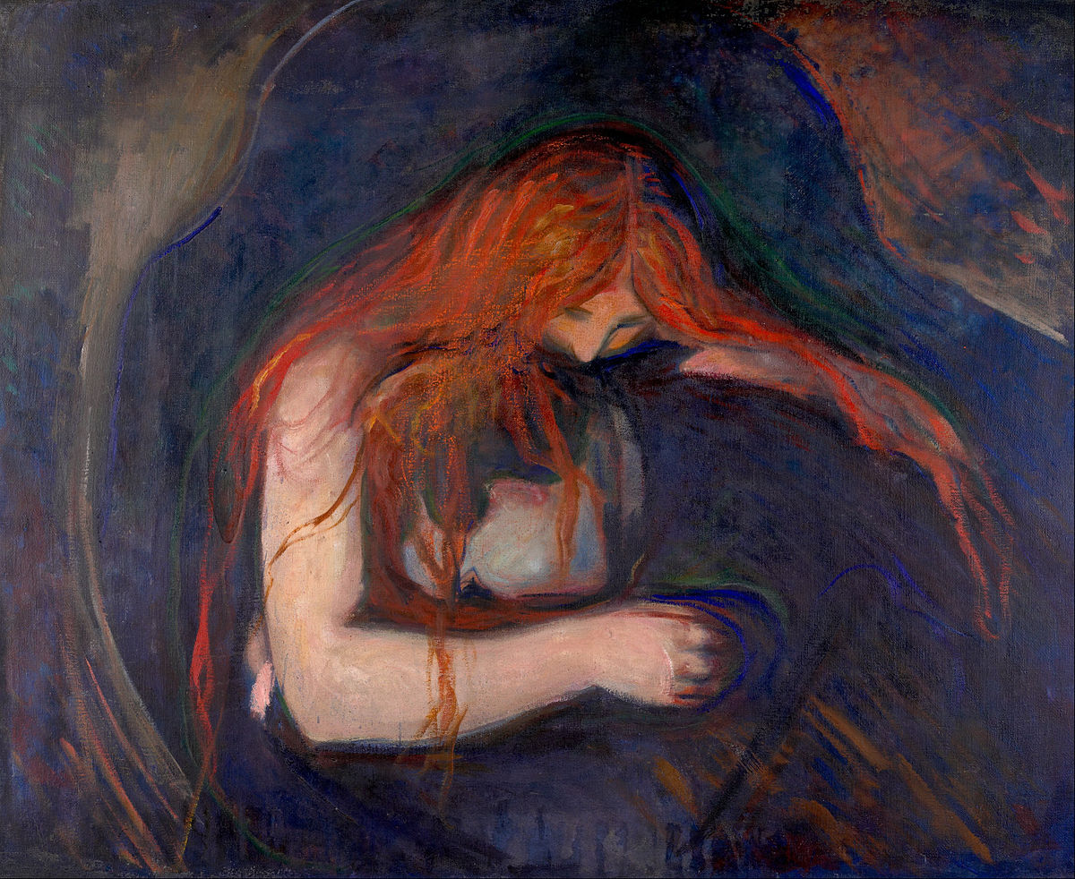 Love and Pain, painting by Edvard Munch
