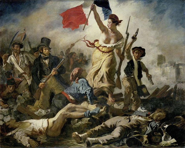 La Liberté guidant le peuple, painting by Eugène Delacroix