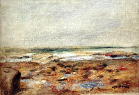 The Beach at Martigues, painting by Pierre-Auguste Renoir