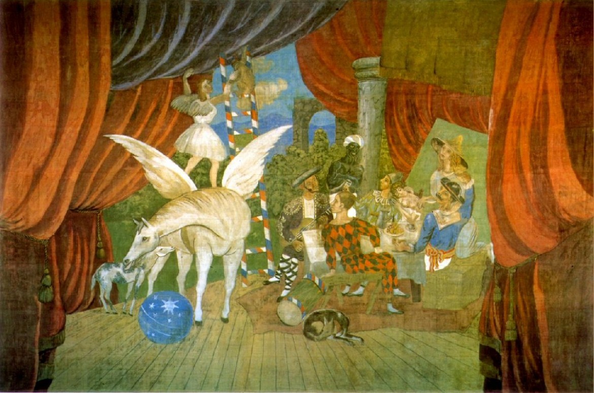 Theatre Curtain for Parade, painting by Pablo Picasso