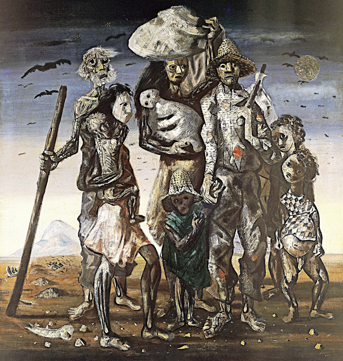 Migrants, painting by Candido Portinari