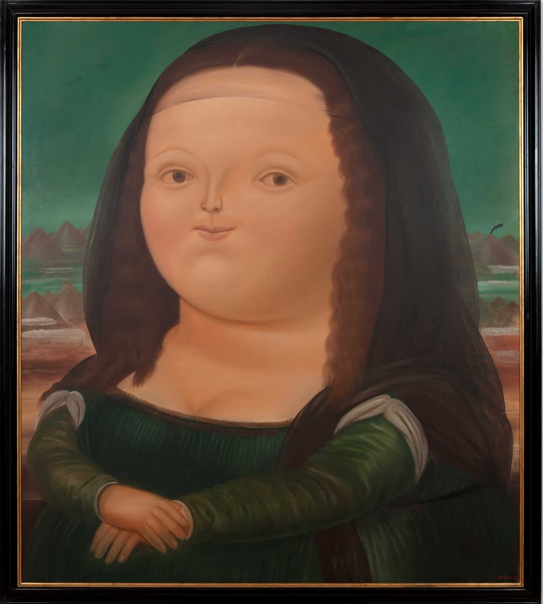 Monalisa, painting by Botero