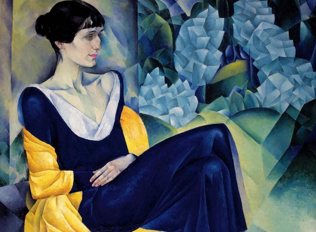 Portrait of Anna Akhmatova, painting by Nathan Altman