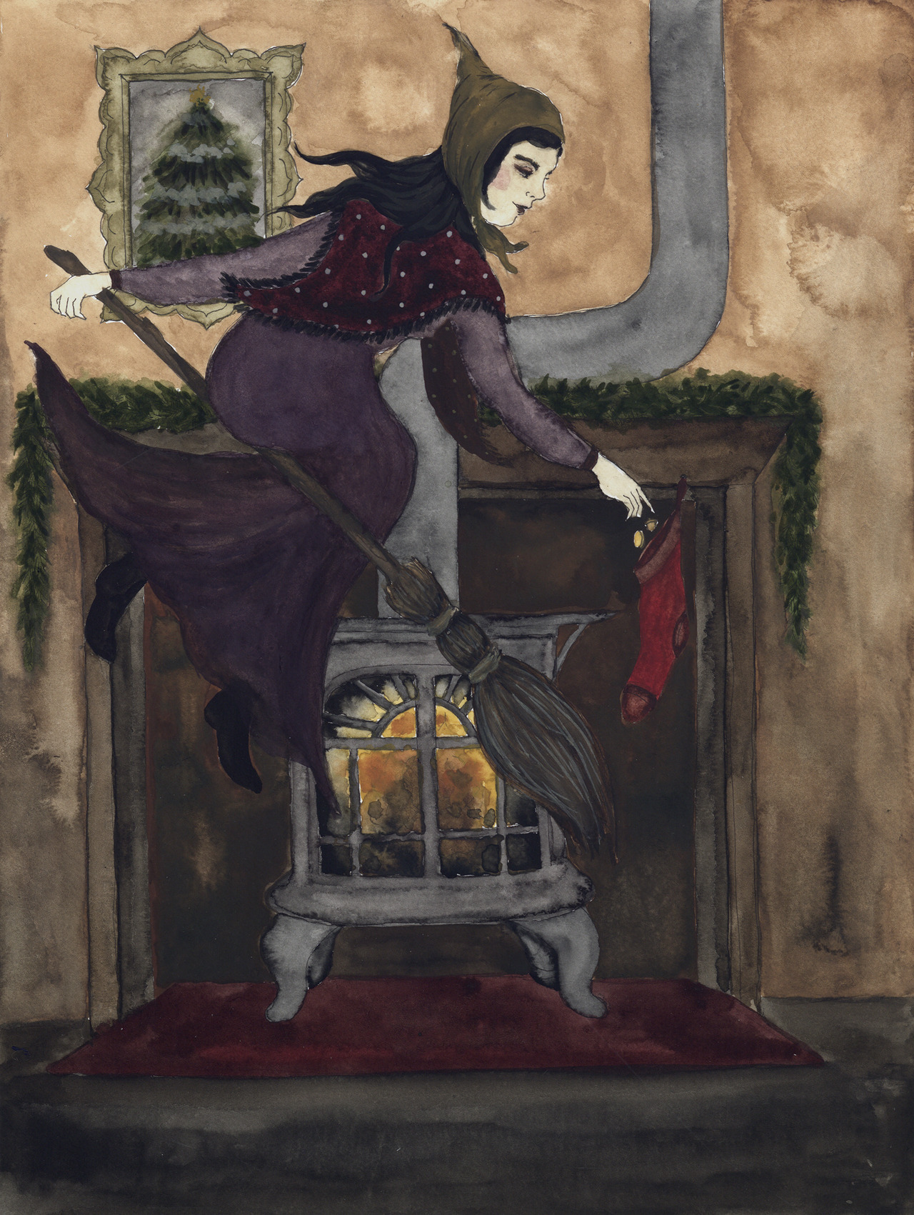 Rose Witchery, painting by Giada Rose